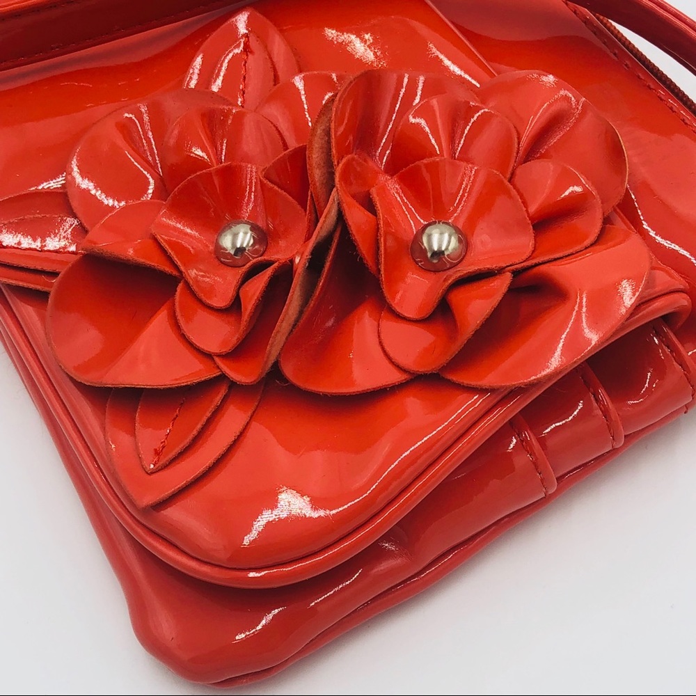 Nicole orange zippered crossbody - Picture 3 of 6